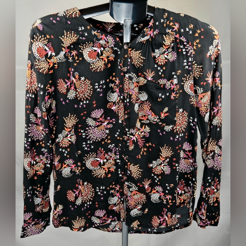Anthropologie 28 Of 52 Conversations Boho Art To Wear Blouse,‎ Size 6
